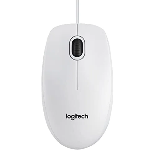 Logitech B100 Blanc souris filaire optique 800 dpi