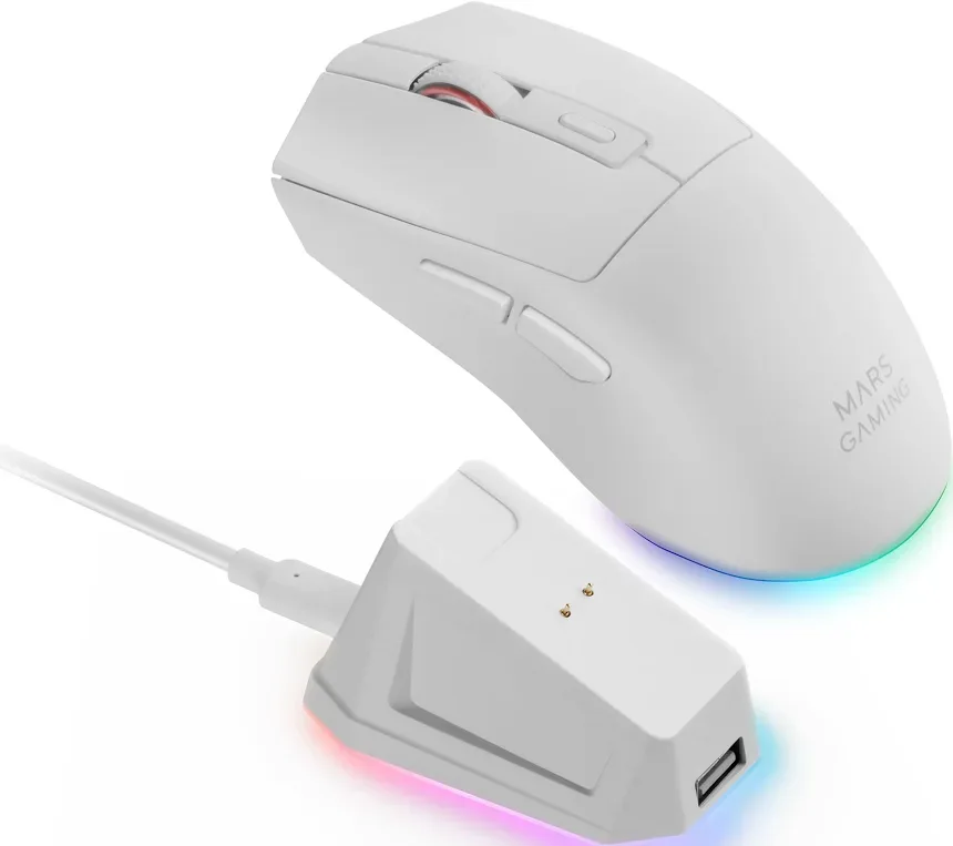 Mars Gaming MM-T3 Blanc - vue 1