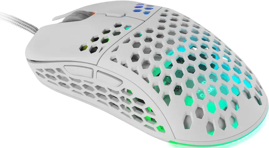 Mars Gaming MM55W Blanc - vue 3