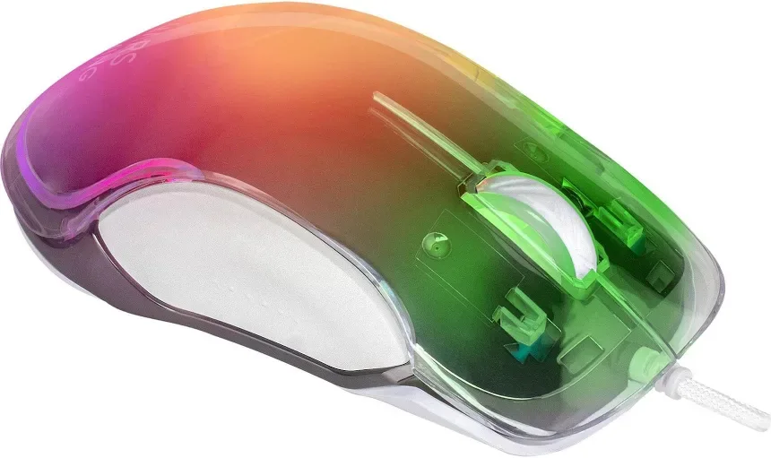 Mars Gaming MMGLOWW RGB Blanc - vue 2