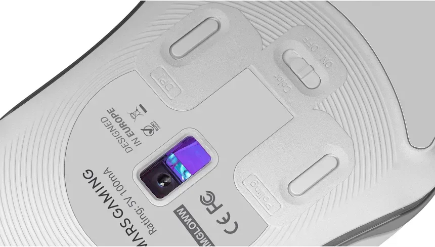 Mars Gaming MMGLOWW RGB Blanc - vue 5