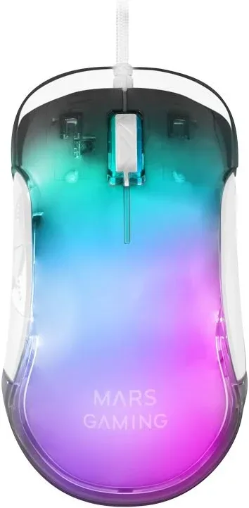 Mars Gaming MMGLOWW RGB Blanc - vue 1