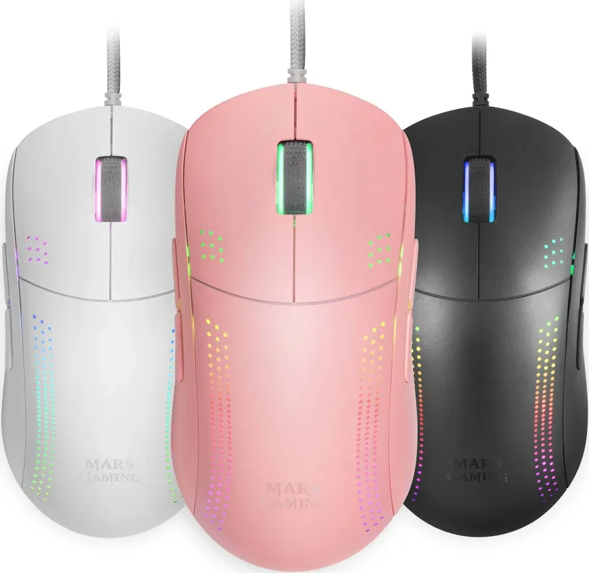 Mars Gaming MMPROP RGB Rose - vue 3