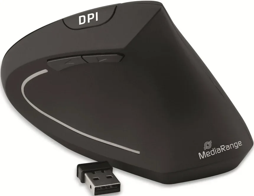 MediaRange Souris Ergonomique Verticale 1600 DPI - vue 3