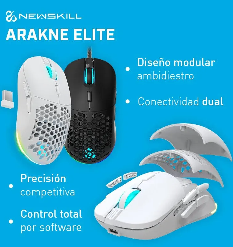 Newskill Arakne Elite Blanc - vue 4
