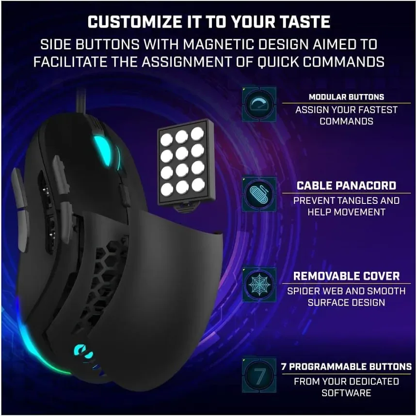 Newskill Arakne Tournament RGB - vue 4
