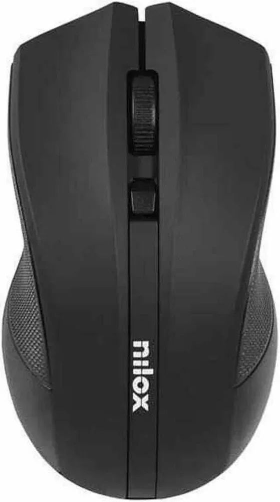 NILOX Souris optique sans fil ambidextre 1600DPI Noire - vue 1