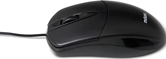 NILOX Souris USB Filaire Noir - vue 2