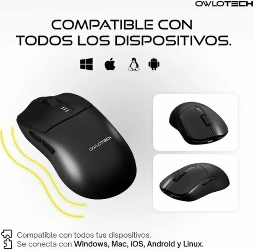 Owlotech M800 Noire - vue 3
