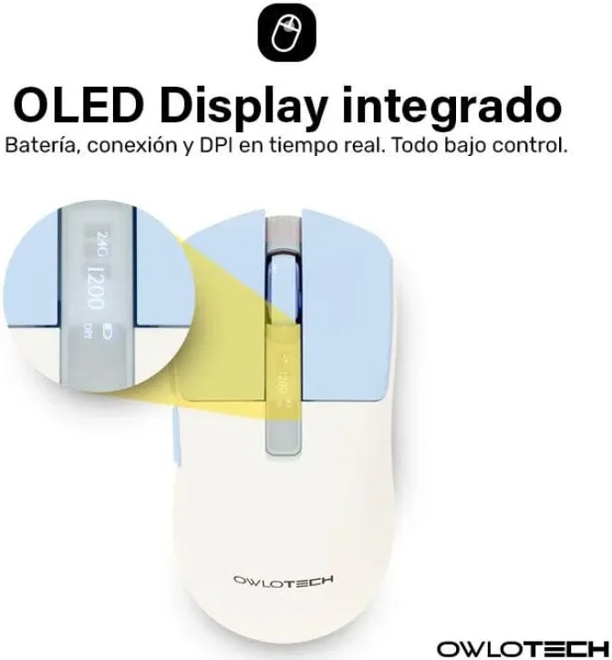 Owlotech M95 Blanc - vue 3