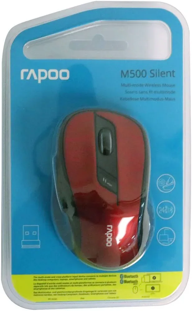 Rapoo M500 Rouge - vue 3