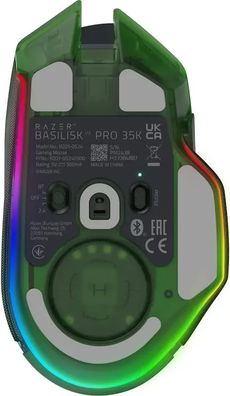 Razer Basilisk V3 Pro Phantom Green - vue 5