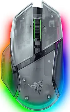 Razer Basilisk V3 Pro Phantom White - vue 1