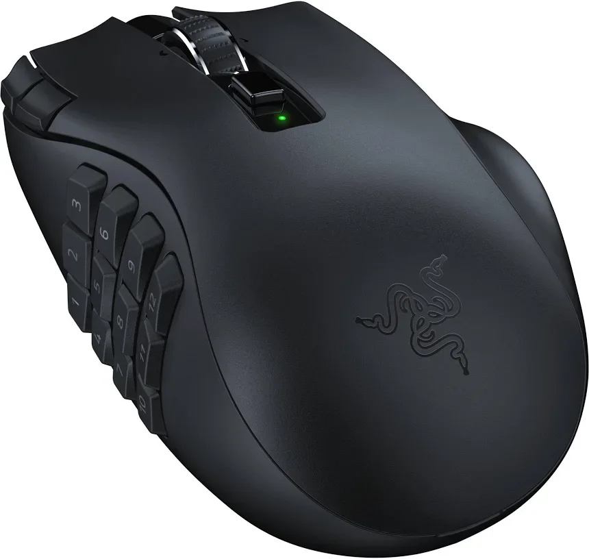 Razer Naga V2 Hyperspeed Noir - vue 2