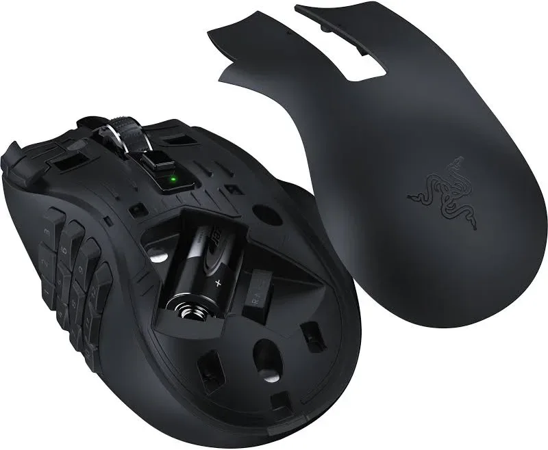 Razer Naga V2 Hyperspeed Noir - vue 3