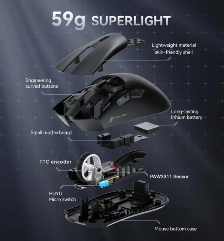 Souris Gaming R1 Ultralégère - vue 5