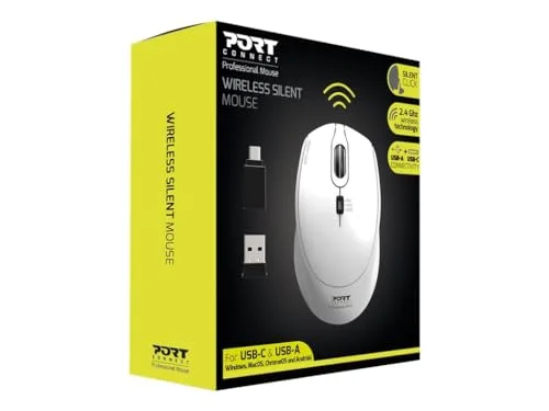 PORT Connect Silent souris sans fil 2,4 GHz