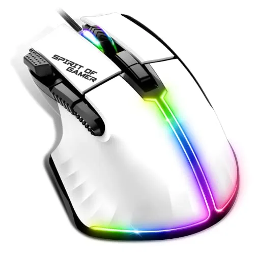 Spirit of Gamer PRO-M5 Artic souris gaming 12 800 DPI