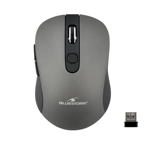 Bluestork Office 60 Gris Sans fil 1600 dpi