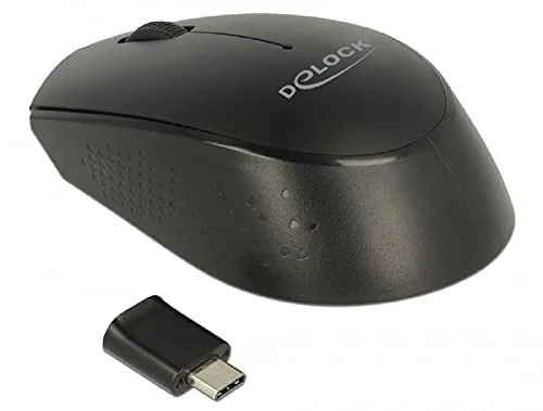 Delock 12526 souris sans fil mini 3 boutons USB-C