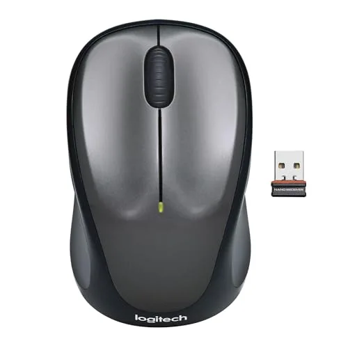 Logitech M235 souris sans fil 2,4 GHz gris