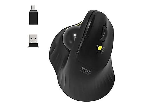 Port Designs 900719 Trackball ergonomique sans fil