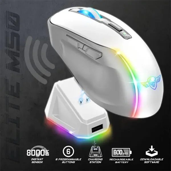 Spirit Of Gamer Elite M50 Blanc - vue 4