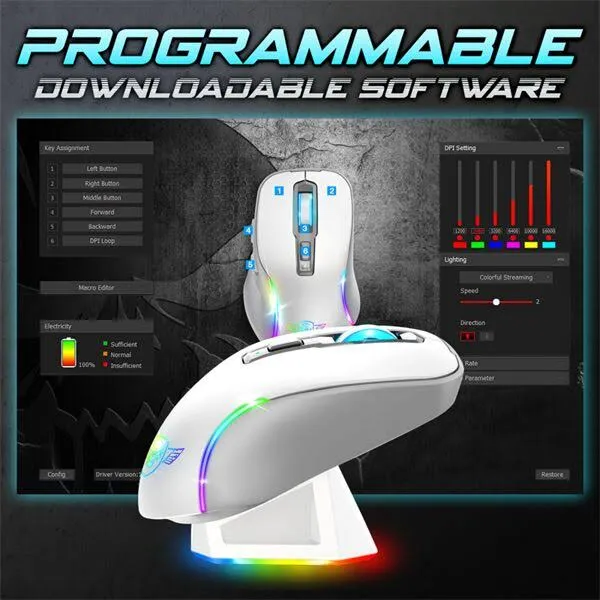 Spirit Of Gamer Elite M50 Blanc - vue 5
