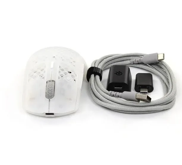 SteelSeries Aerox 3 Ghost Blanc - vue 2