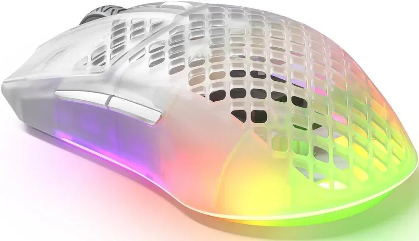SteelSeries Aerox 3 Ghost Blanc - vue 3