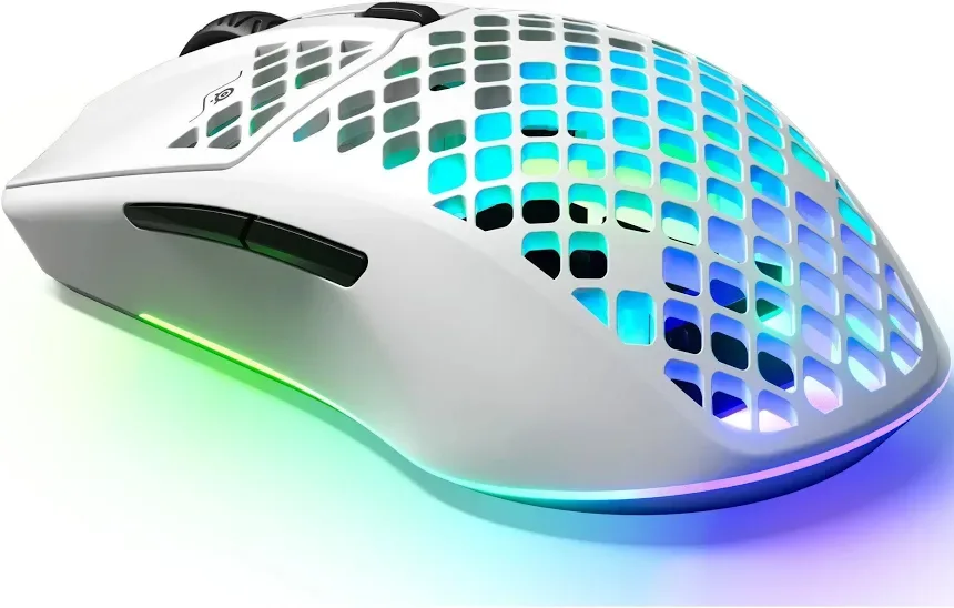 SteelSeries Aerox 3 Snow Blanc - vue 2