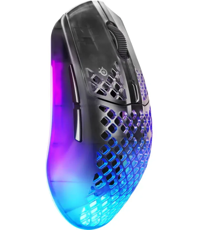 SteelSeries Aerox 3 Wireless Gen 2 Noir Transparent - vue 1