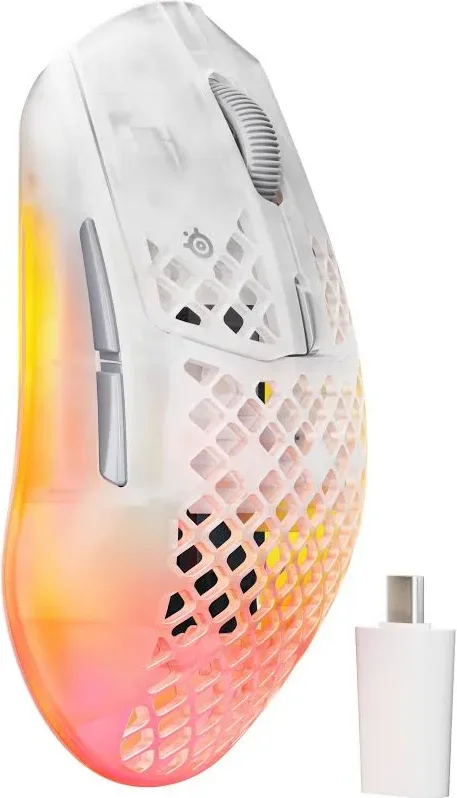 SteelSeries Aerox 3 Wireless Gen 2 Transparent - vue 2