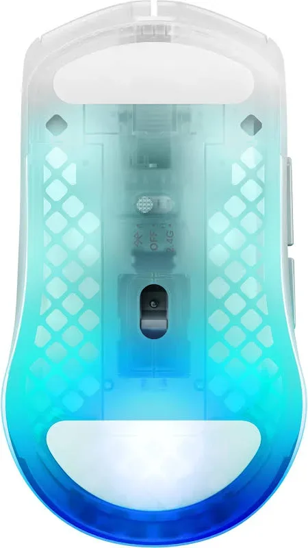 SteelSeries Aerox 3 Wireless Gen 2 Transparent - vue 4