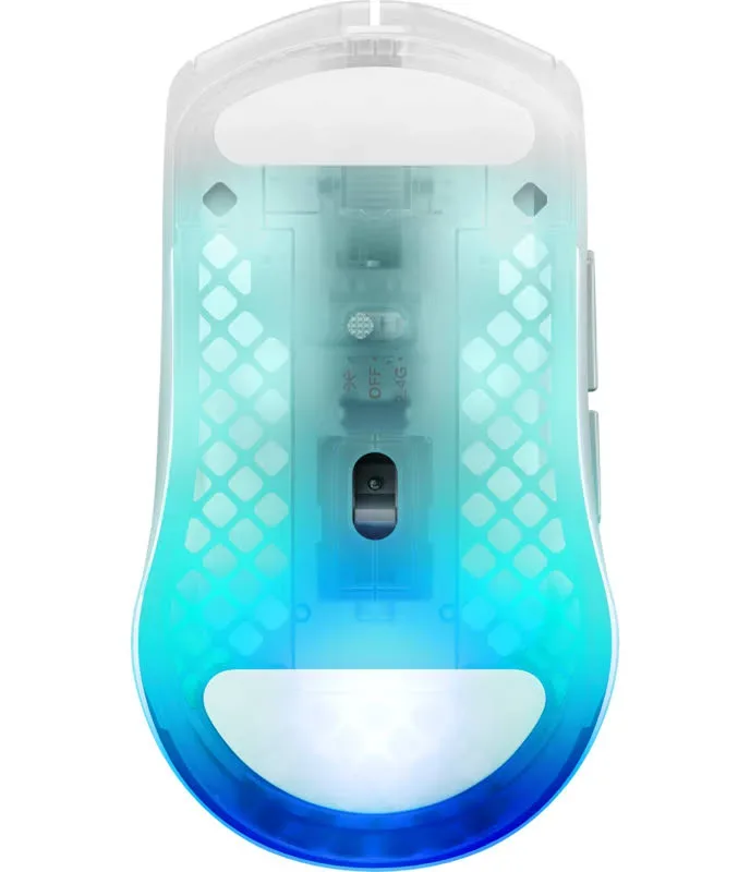 SteelSeries Aerox 3 Wireless Gen 2 Transparent - vue 1