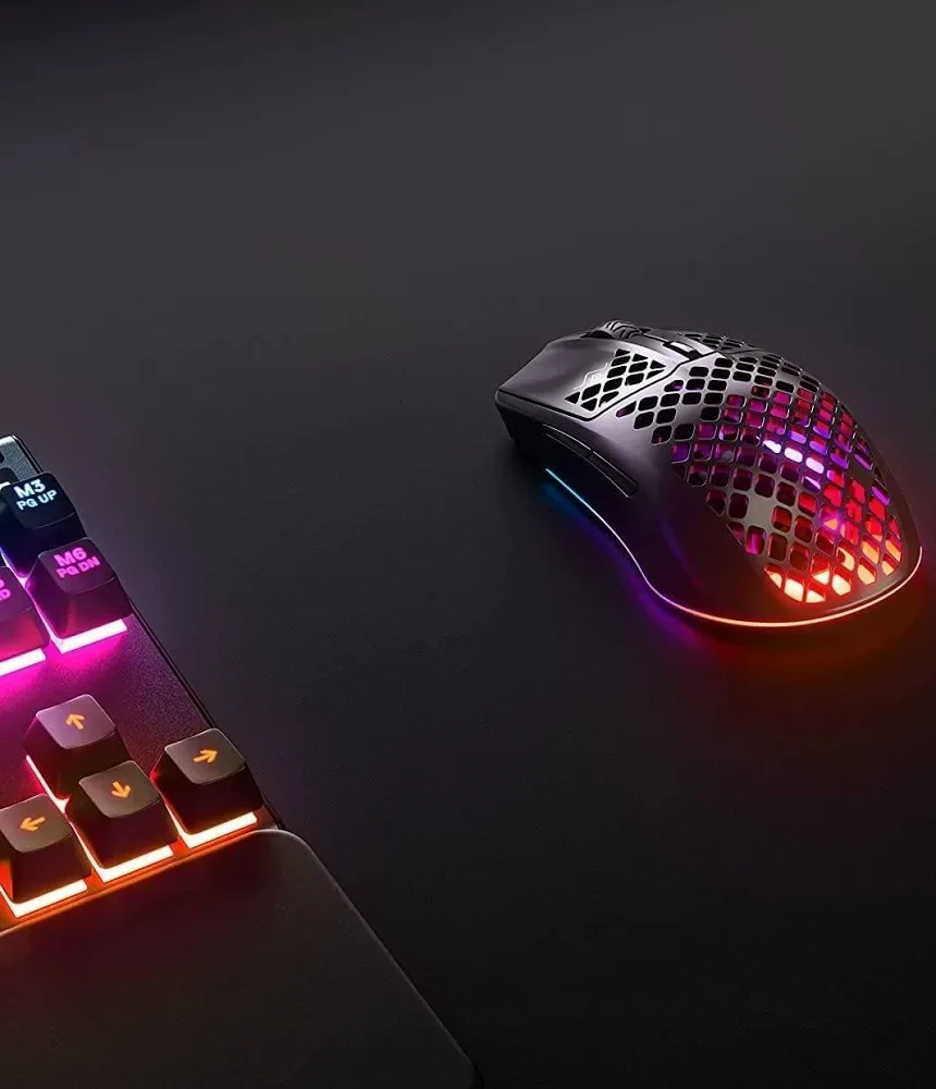 SteelSeries Aerox 3 Wireless Noir - vue 3