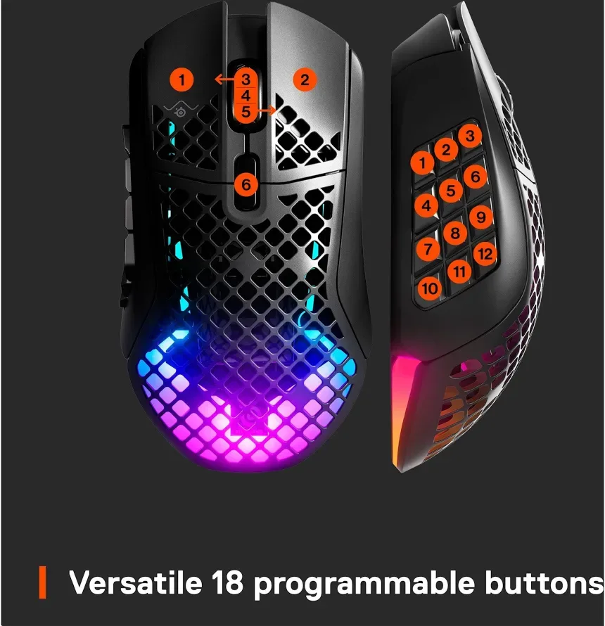 SteelSeries Aerox 9 Noir - vue 4