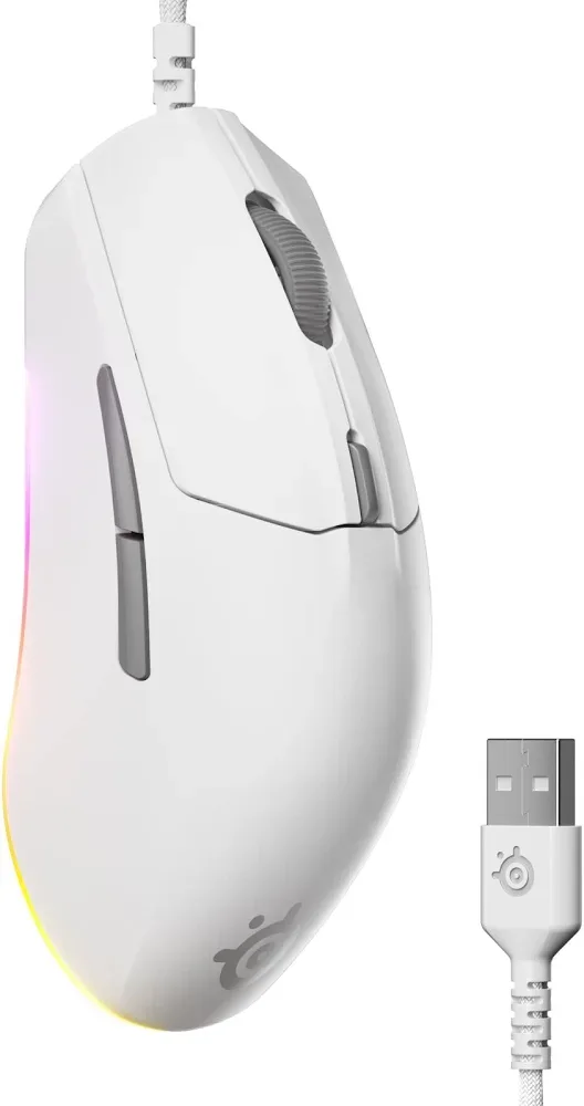 SteelSeries Rival 3 Gen 2 Blanc - vue 1