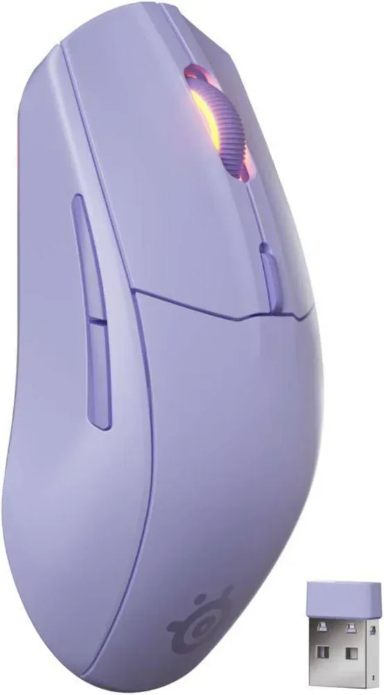 SteelSeries Rival 3 WL Gen 2 Violet - vue 3
