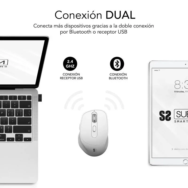 SUBBLIM Comfort Ergo Dual Blanc - vue 4