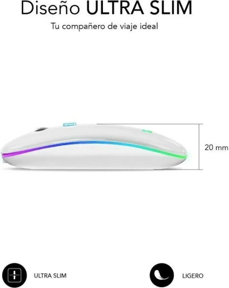 SUBBLIM LED Dual Flat Blanc - vue 5