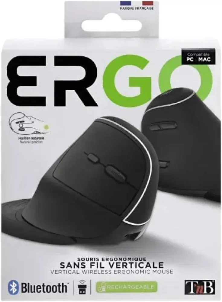 T'nB Ergonomique Verticale Noir - vue 5