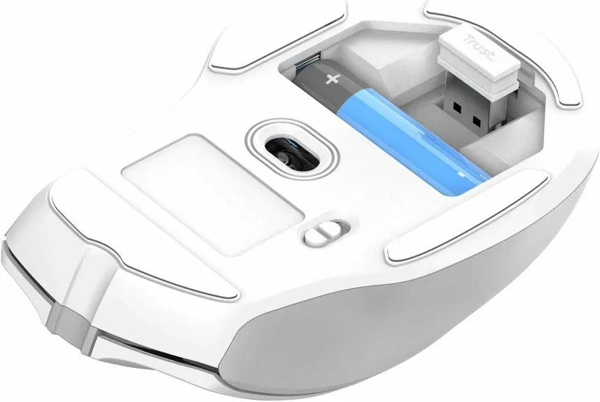Trust 2200 DPI Silent Grip Blanc - vue 5