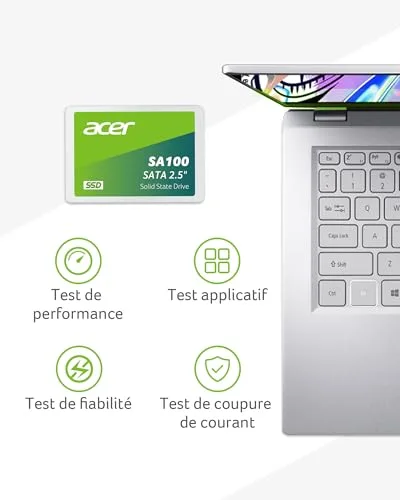 Acer SA100 960 Go SSD SATA 3 - vue 2