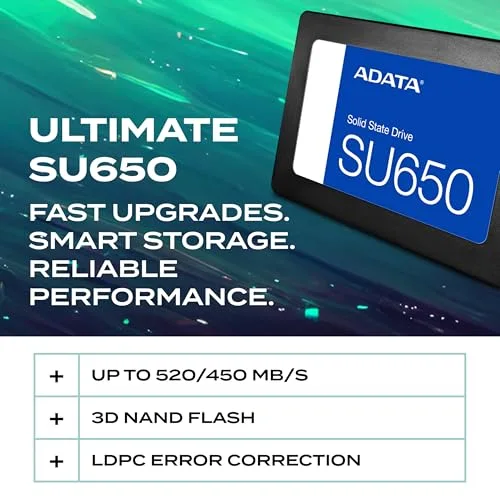 ADATA ASU650SS-512GT-R 512 Go SSD 2.5" - vue 2