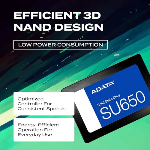 ADATA ASU650SS-512GT-R 512 Go SSD 2.5" - vue 7