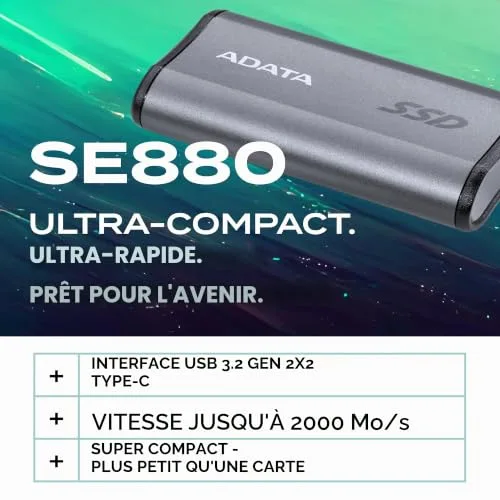 ADATA Elite SE880 1TB - vue 2