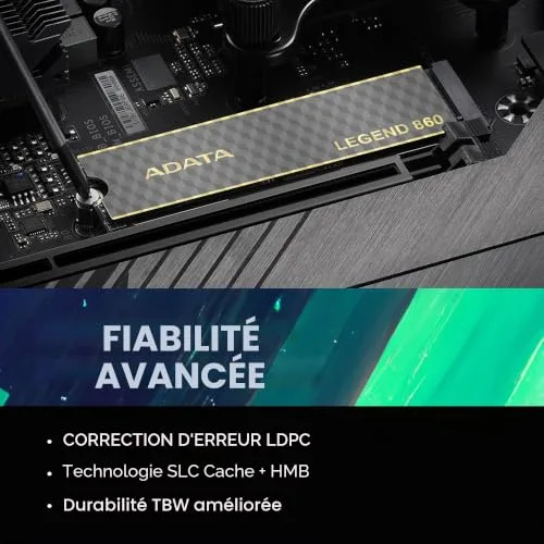 ADATA LEGEND 860 1 To SSD PCIe 4.0 - vue 7
