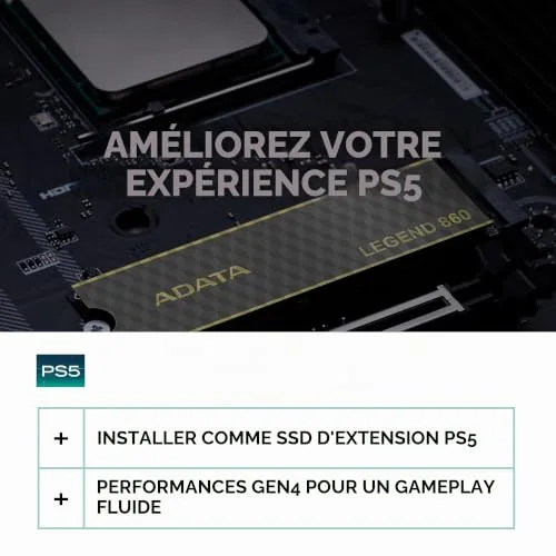 ADATA LEGEND 860 2 To SSD M.2 PCIe 4.0 - vue 7