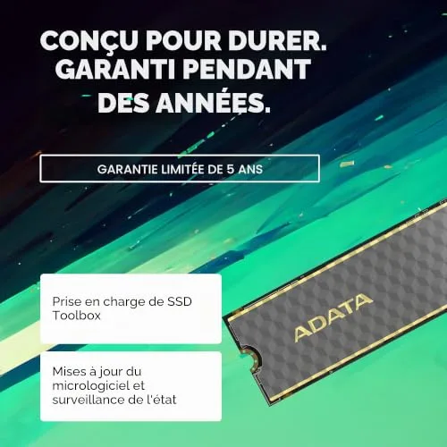 ADATA LEGEND 860 2 To SSD M.2 PCIe 4.0 - vue 9